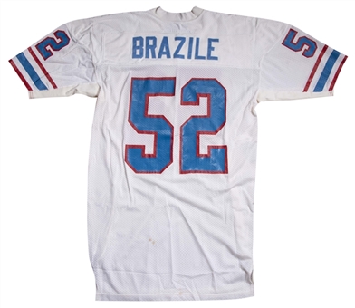 1984 Robert Brazile Game Used Houston Oilers Road Jersey Photo Matched To 9/23/1984 (Resolution Photomatching & Equipment Manager LOA)
